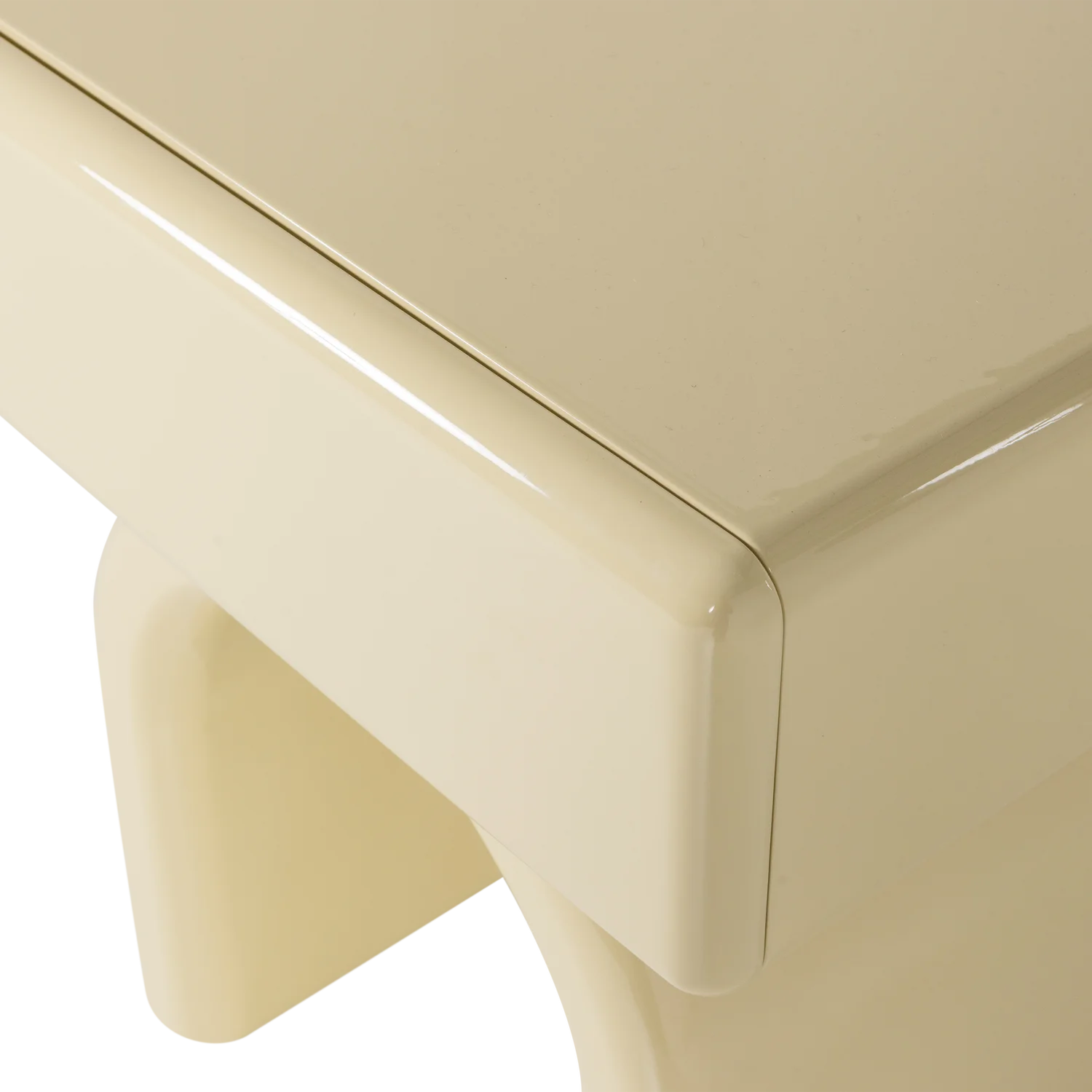 Nachtschränkchen ZOREL H 40 cm mit Schublade MDF zartes grün