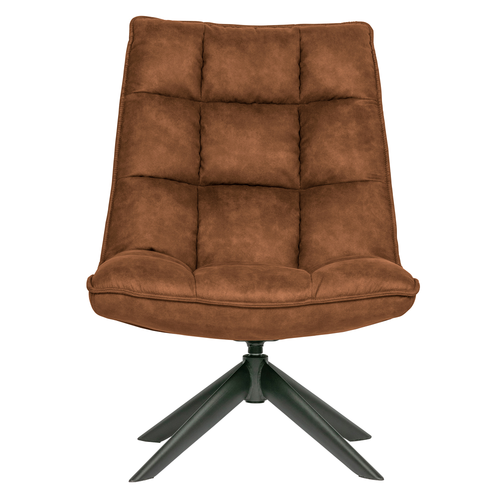 woood Loungesessel Sessel drehbar Jouke cognac