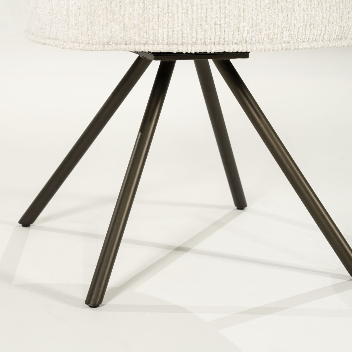 Esszimmerstuhl Jayson Drehstuhl Stoff beige