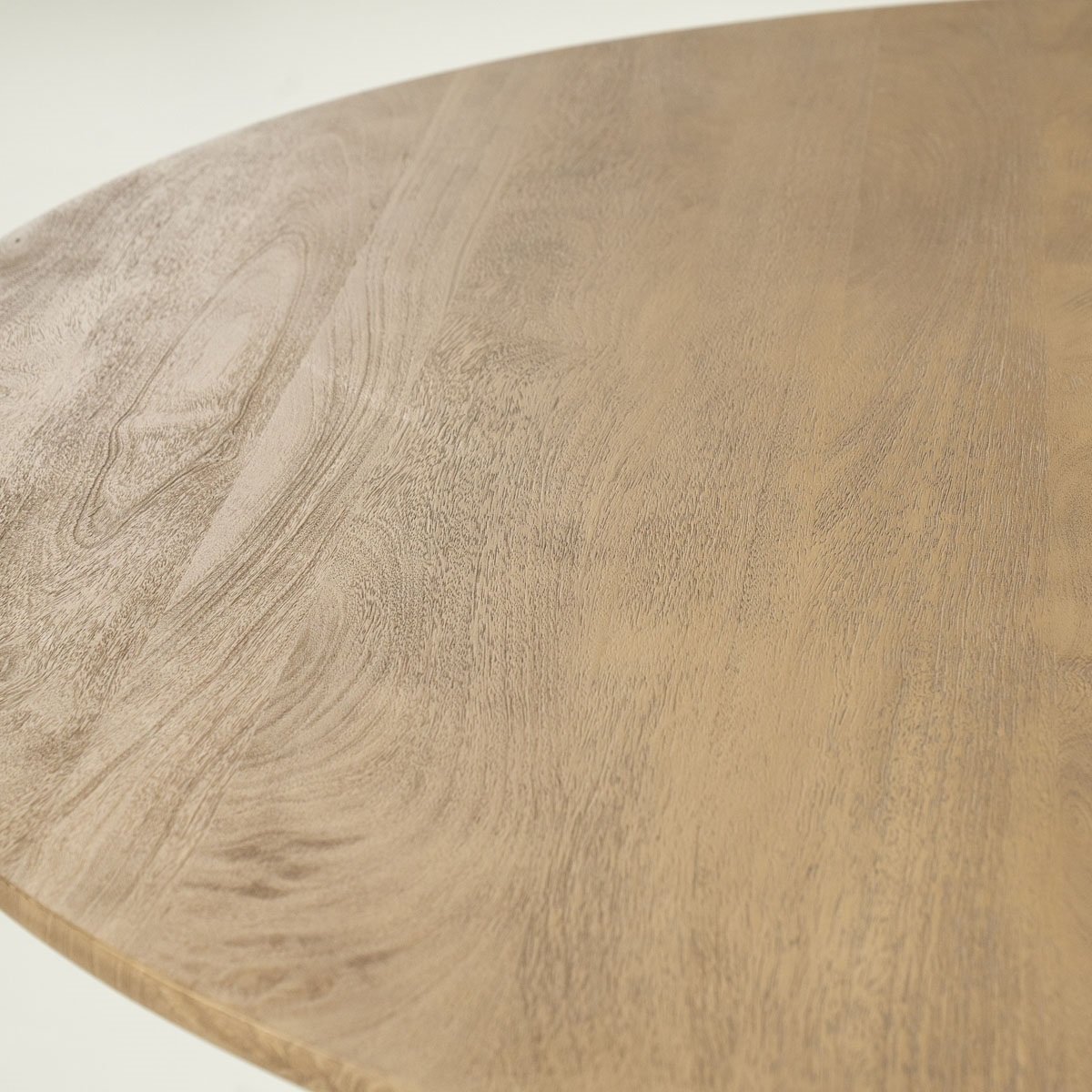 Esstisch Tycho rund 150 cm Mango Massivholz brauntöne