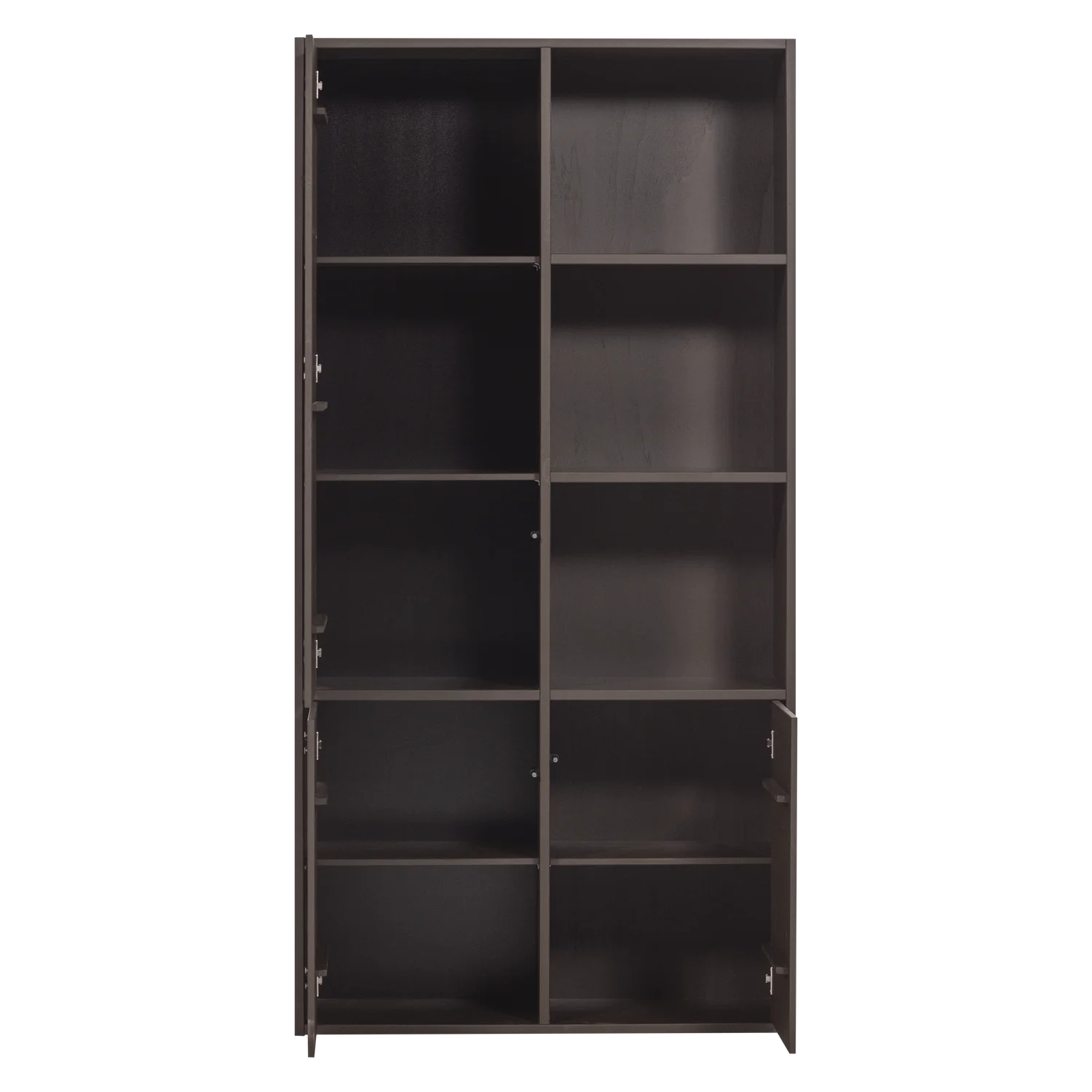 Schrank MEGGY links geschlossen 108 cm Holzschrank Kiefer Massiv mittelbraun