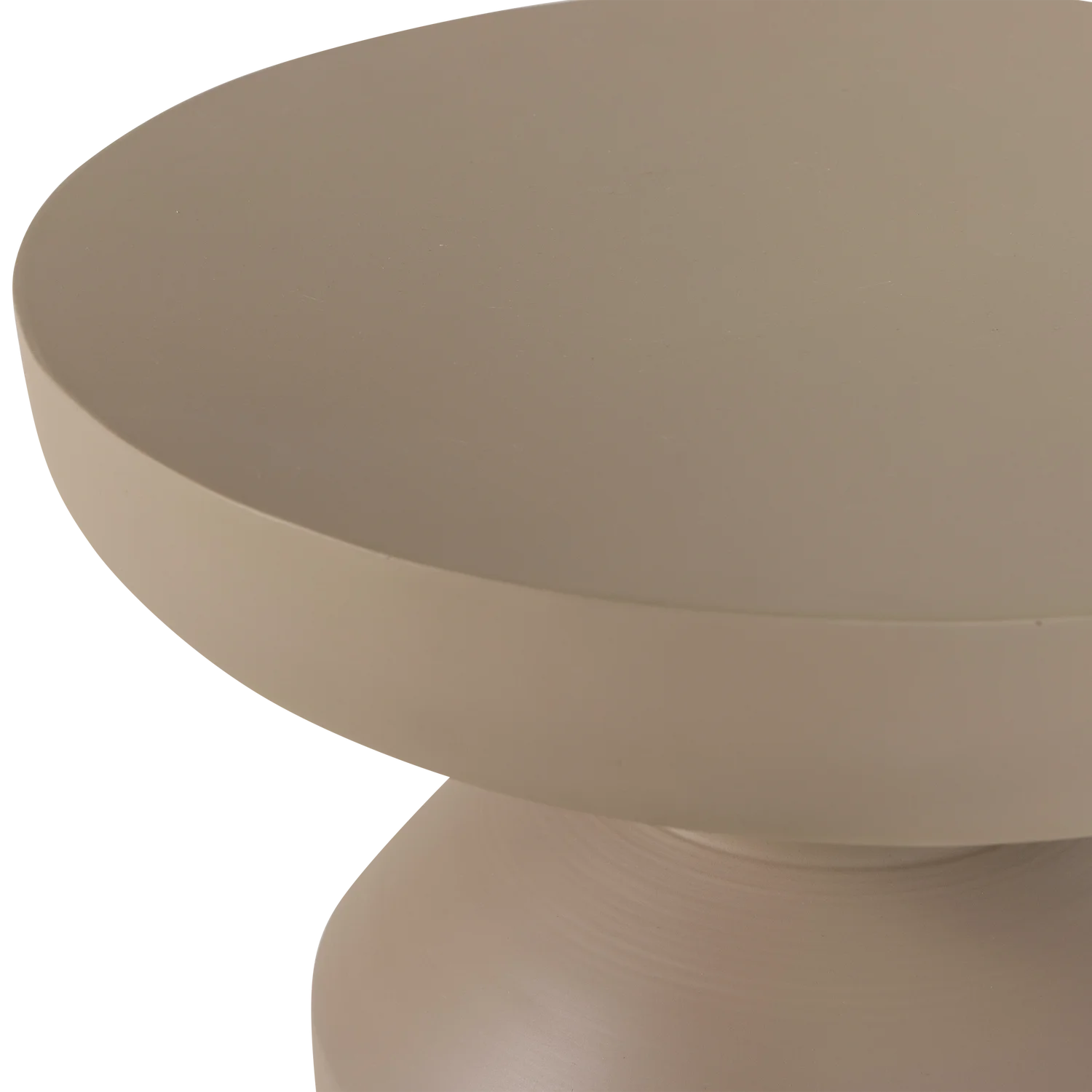 Beistelltisch BOVA Ø 45 cm Metall braun  