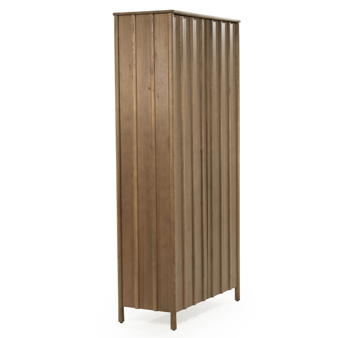 Highboard Jake mit 2 Türen Eiche Holz Furnier braun