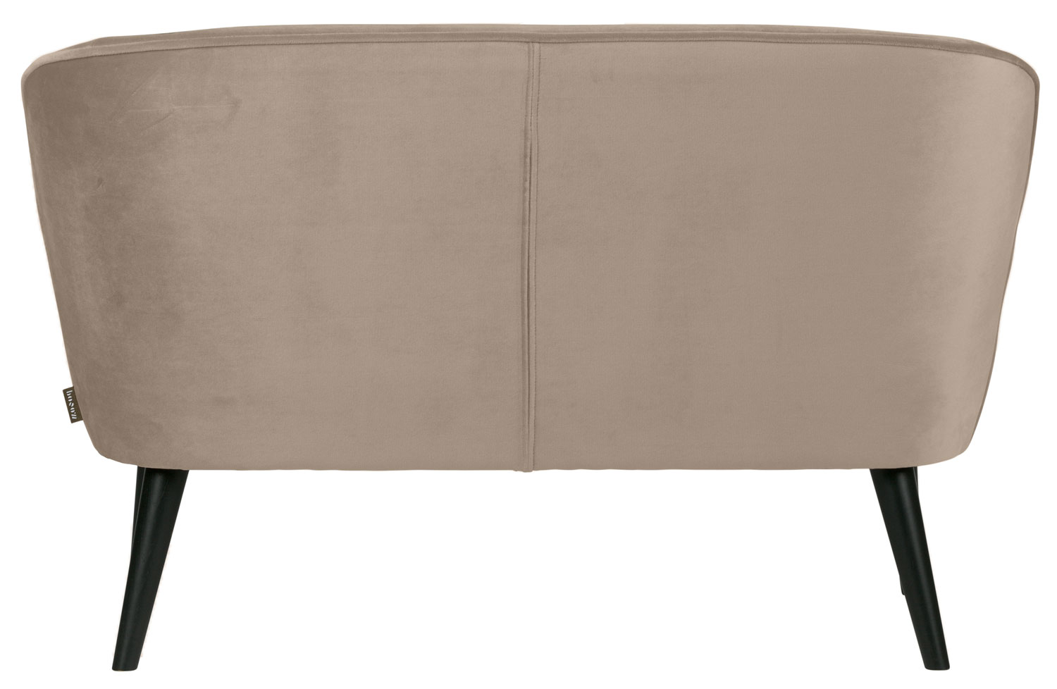 woood kleines 2 Sitzer Sofa SARA 110 cm Samt khaki