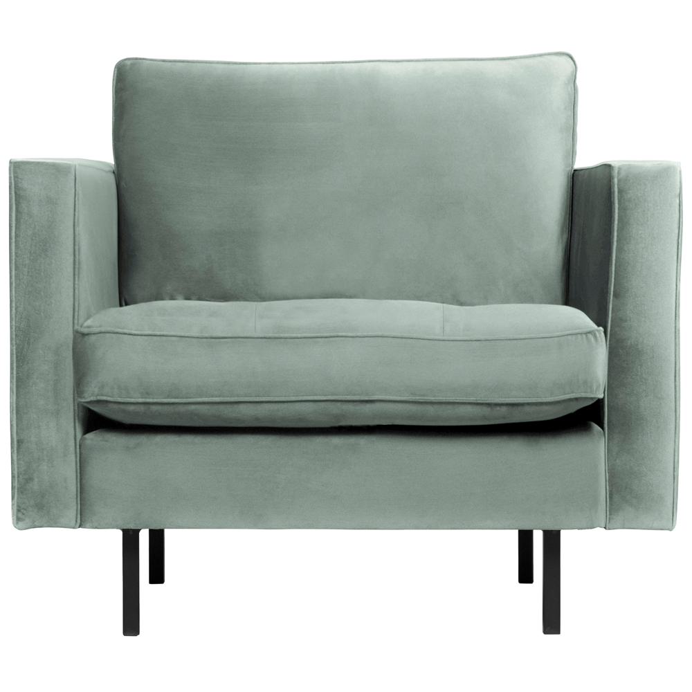 1,5 Sitzer Sessel Rodeo Classic Samt mint Lounge