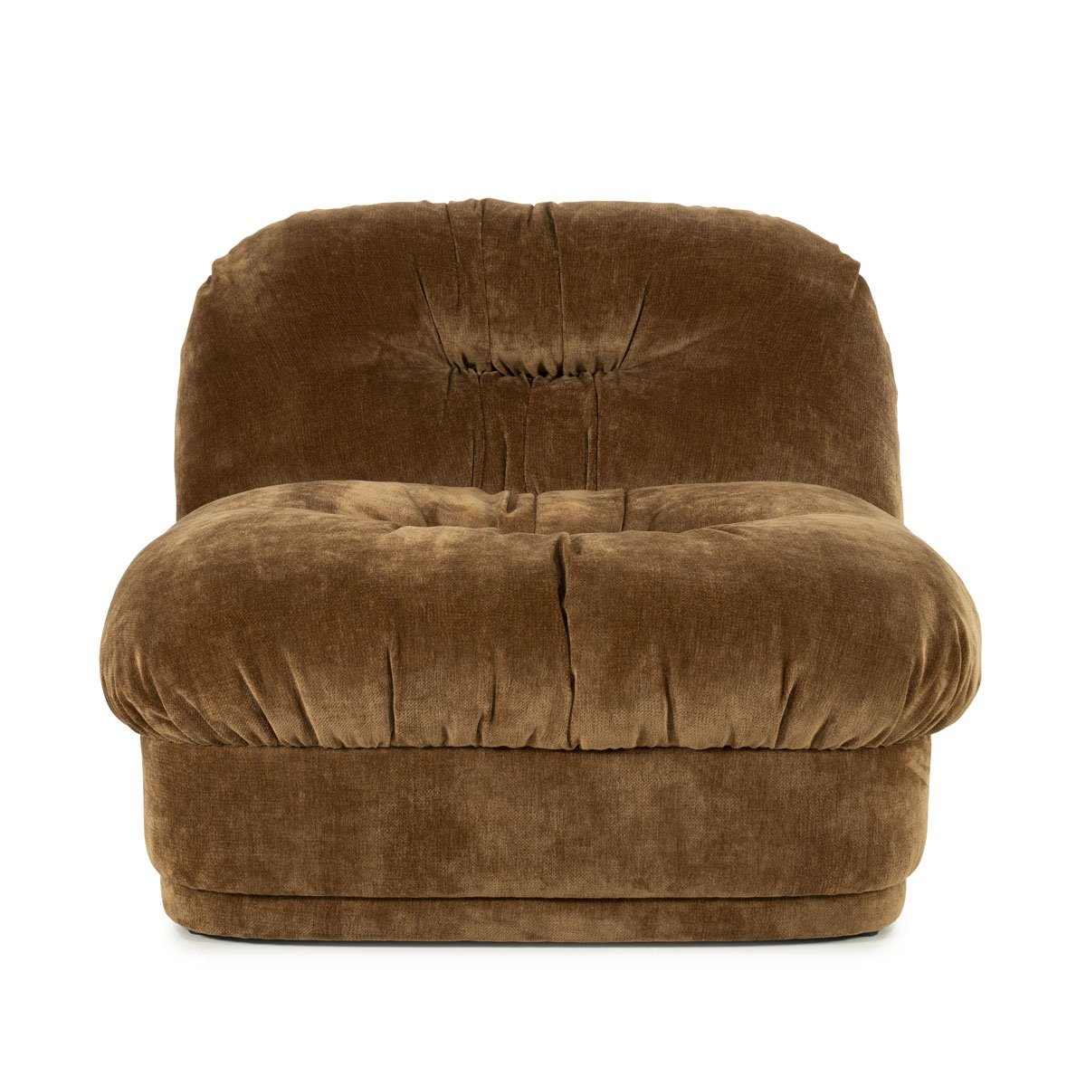Sessel gepolstert Nook Stoff Blim senffarben
