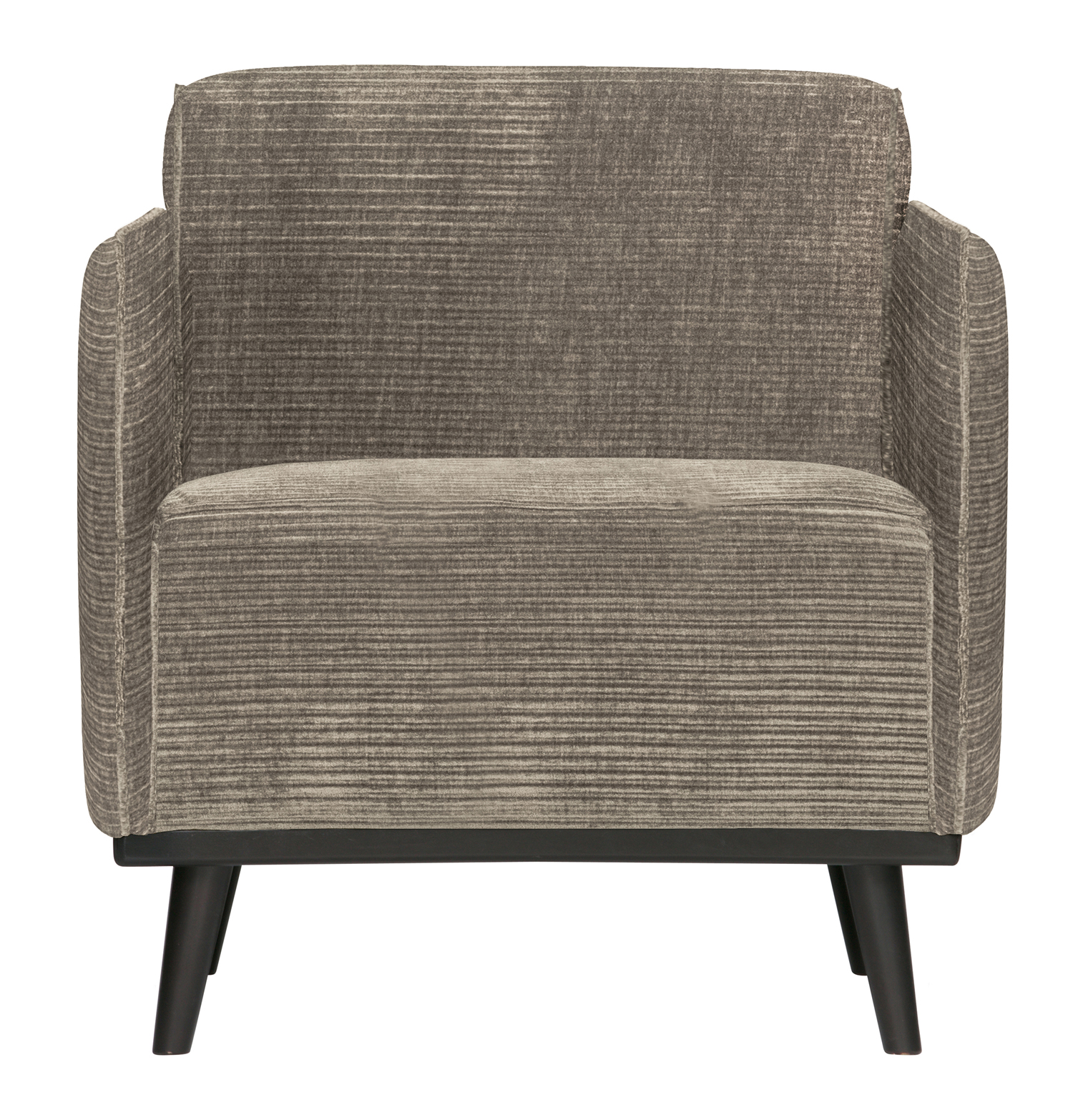 Sessel Statement Rib Cord lehmfarben