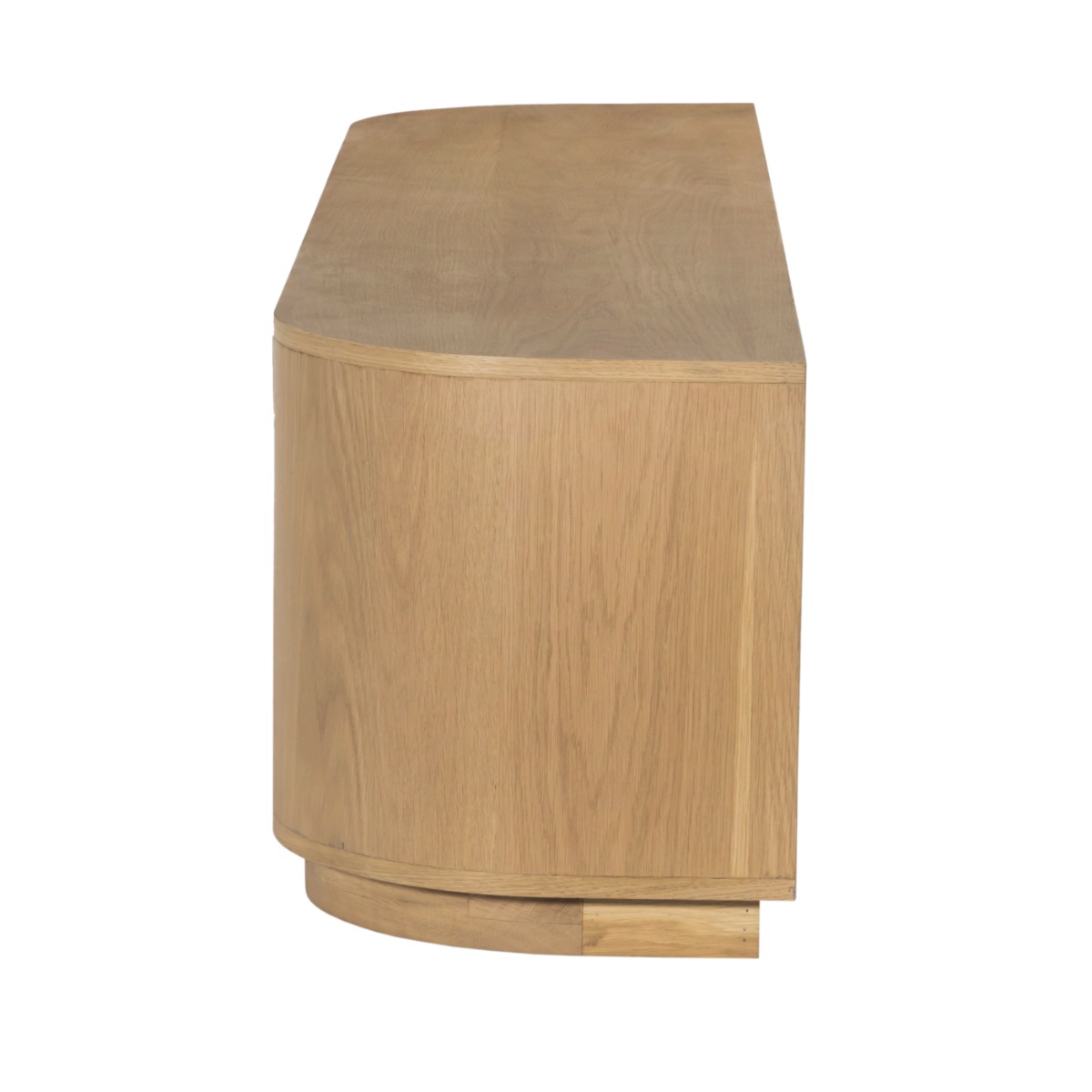 TV Möbel Lowboard Novero 180 cm Eichenholzfurnier natur