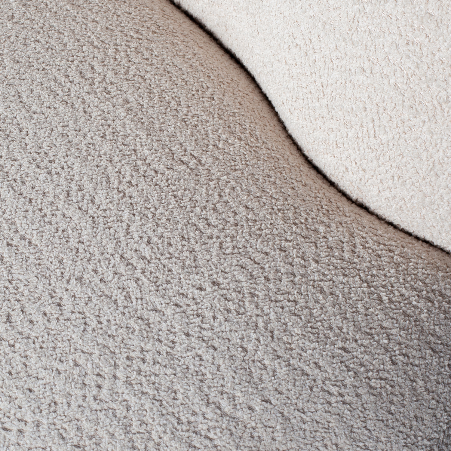 woood kleines Sofa Stone links 112 cm creme Loungesofa