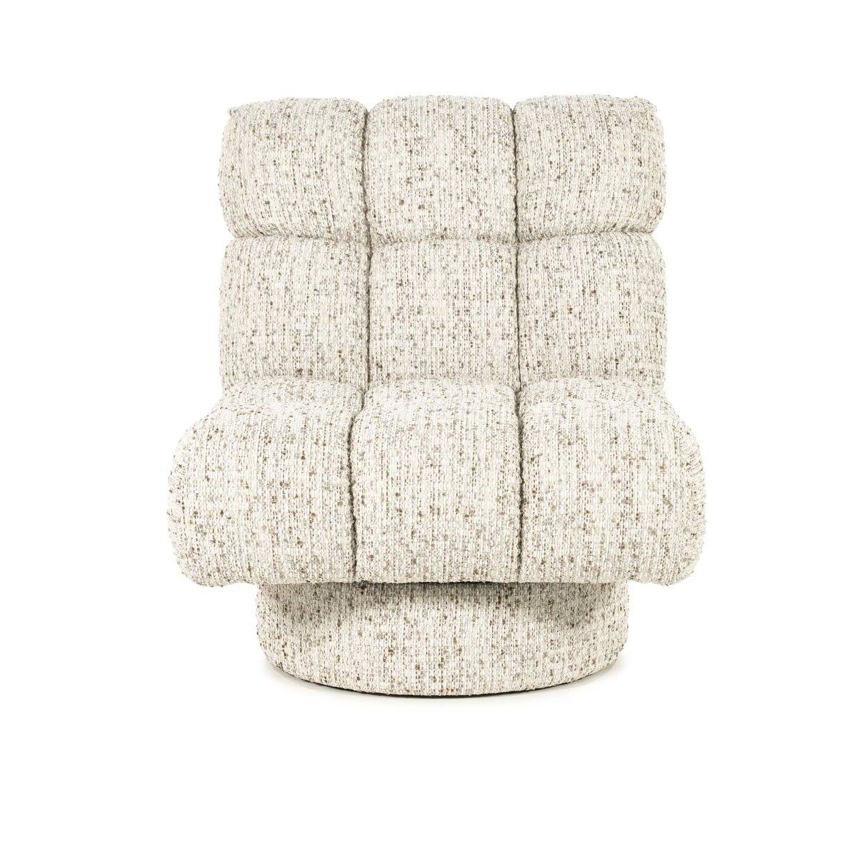 Sessel Fenna Teddystoff beige Drehsessel Relaxsessel Fernsehsessel