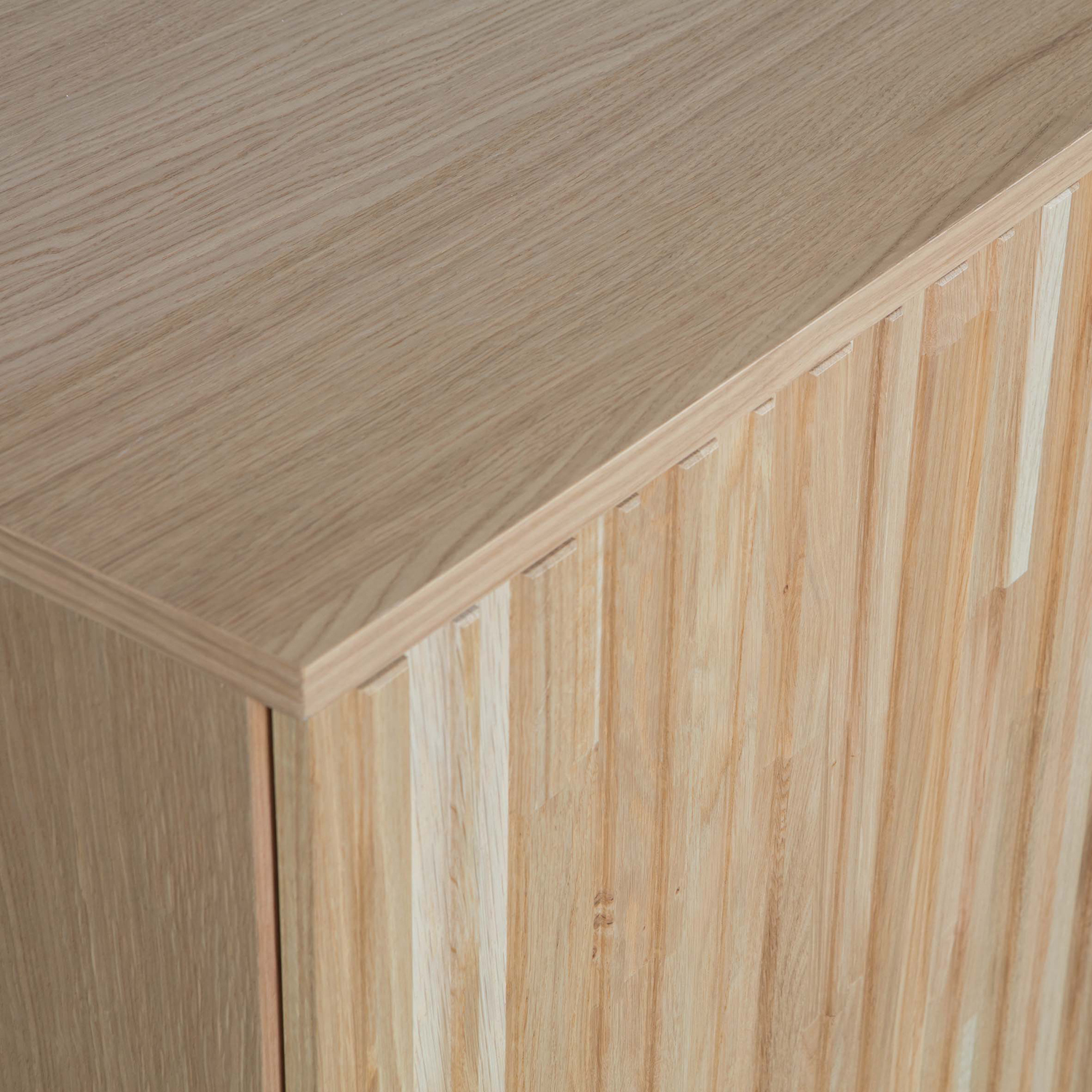 Sideboard New Gravure 200 cm Eiche Furnier natur [fsc]