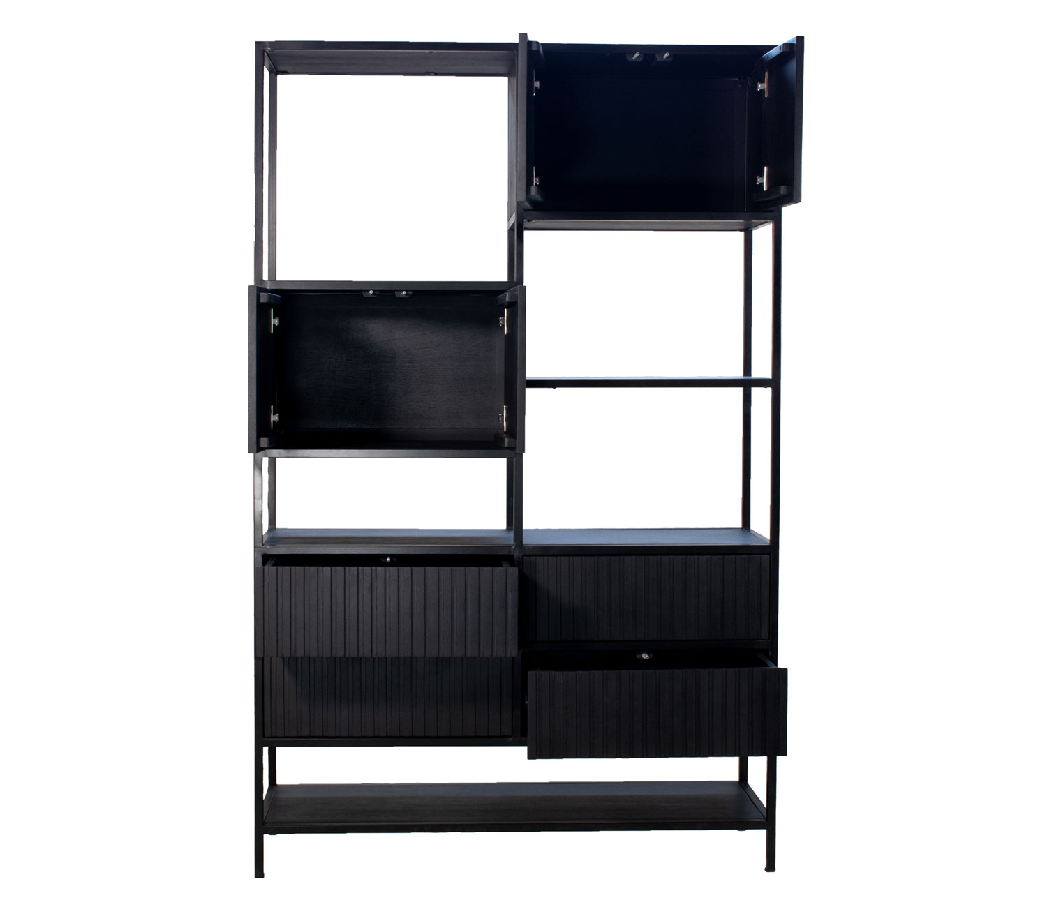 18823540_04 Bücherregal Regal Schrank JOHANN H 190 schwarz