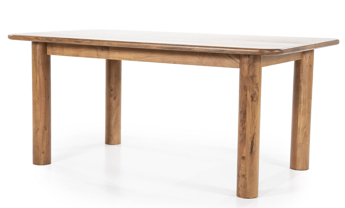 Esstisch Julian Akazie Massivholz 170 x 100 cm
