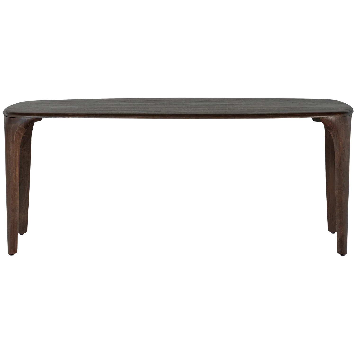 Esstisch FIORE 190 x 95 cm Mango Massivholz Walnuss-Finish