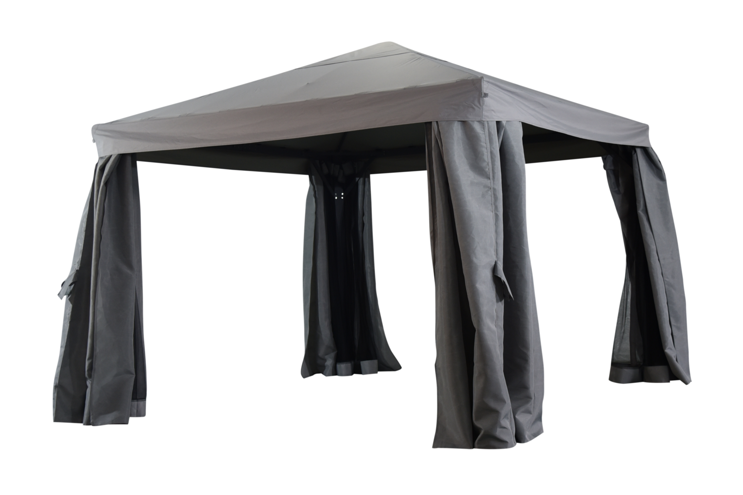 Pavillion Gartenpavillion Biella 300 x 300 cm grau