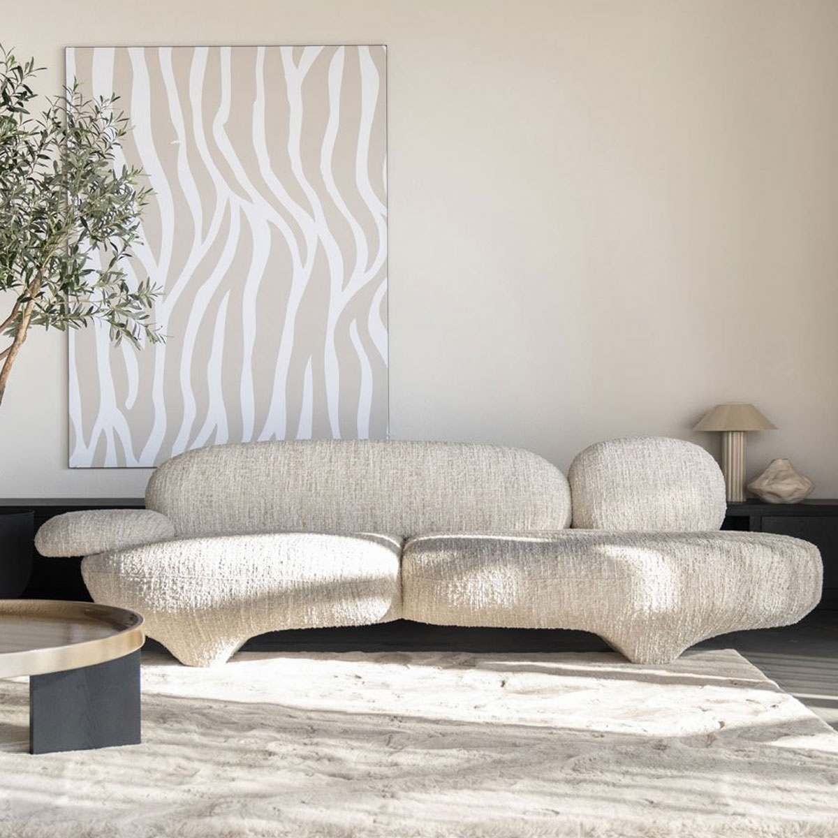 3 Sitzer Lounge Sofa Jayden Barkley beige