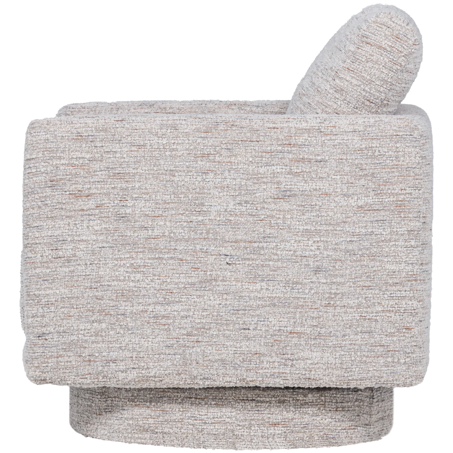 Sessel OSKA drehbar Bouclé natur melange Drehsessel