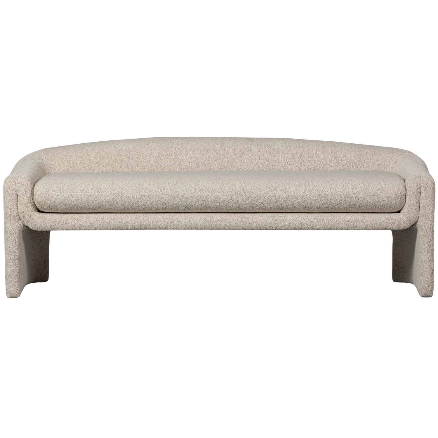 Bank Sitzbank ZONE 160 cm Webstoff beige