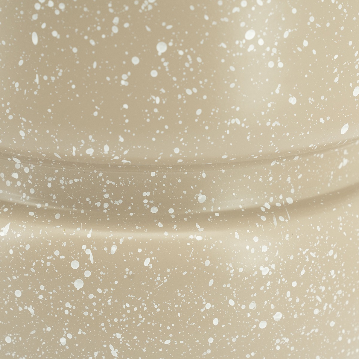 Beistelltisch Spatter Ø 30 cm Metall taupe