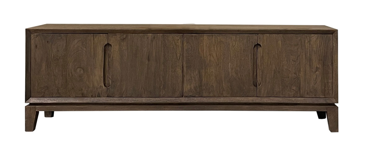 TV Möbel Lowboard Cortez 170 cm Mango Massivholz braun