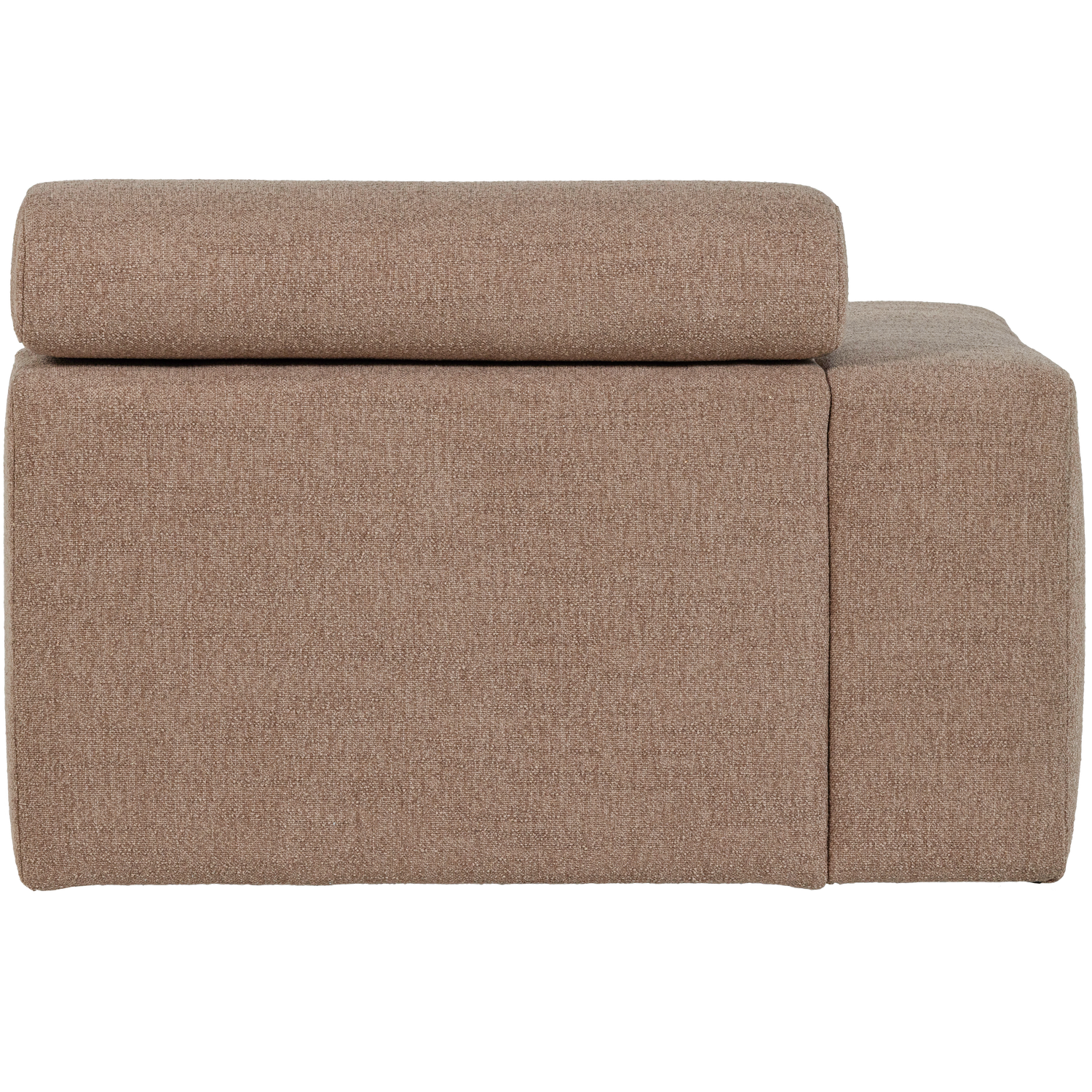 Sofaelement NOVI mit Armlehne links Element Bouclé taupe