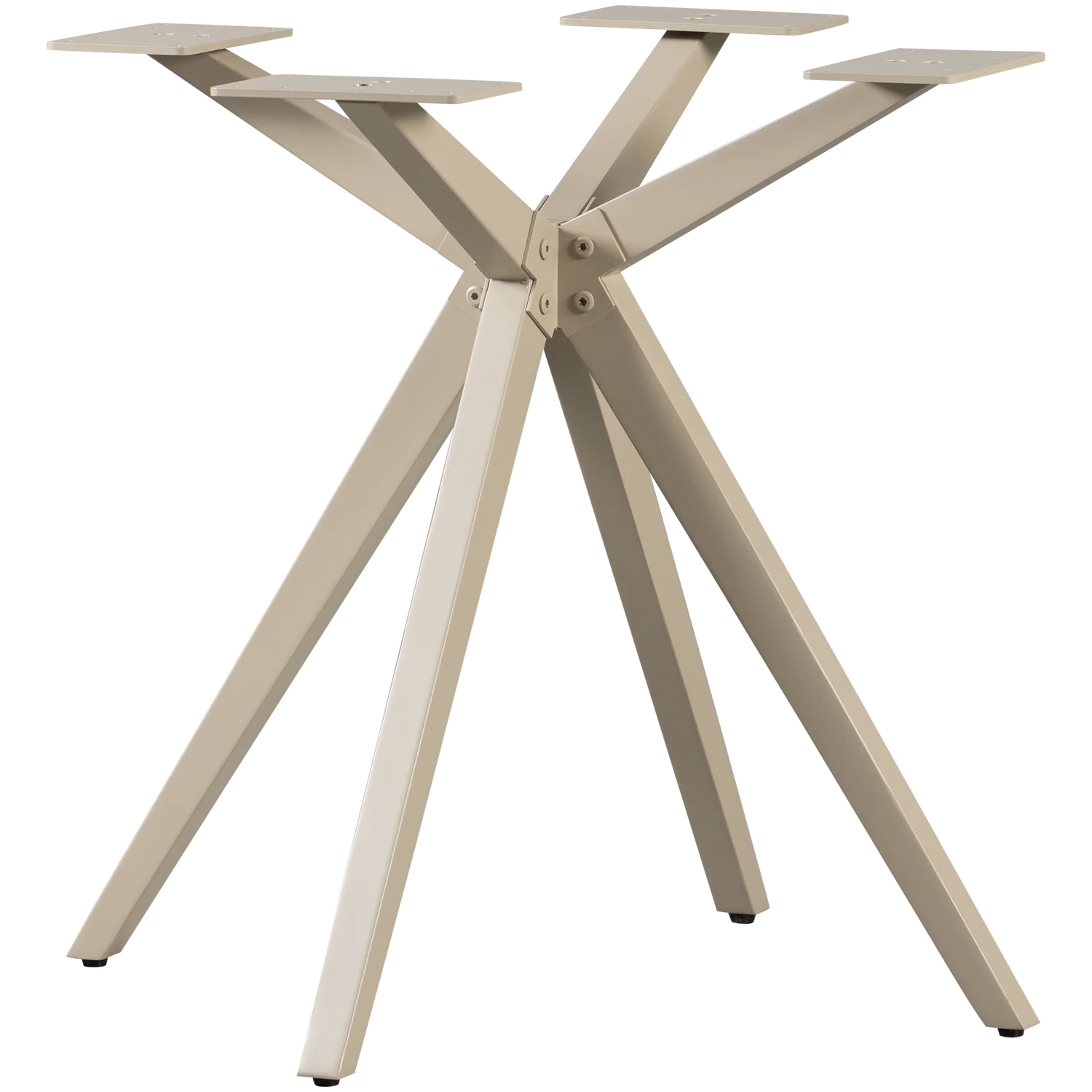 Tischbein HOLLAND Kreuzbein Tischgestell Metall dakargrau