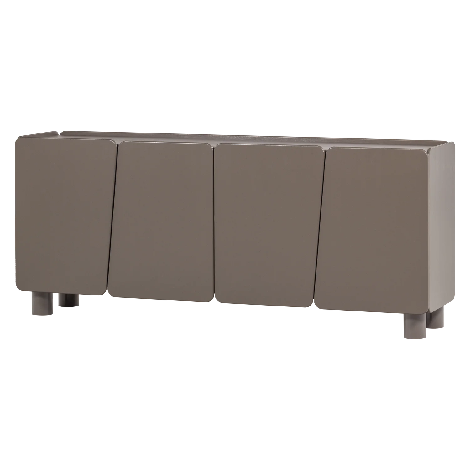 Kommode ROOT B 200 cm Kiefernholz Truffle Braun 