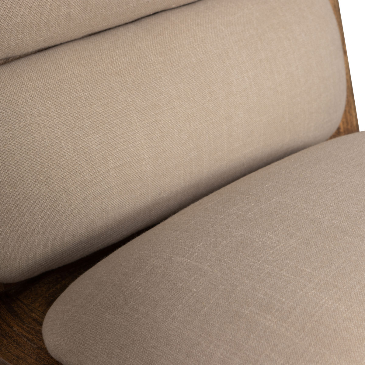 Sessel OPULENT BOUCLÉ natur Akazienholz