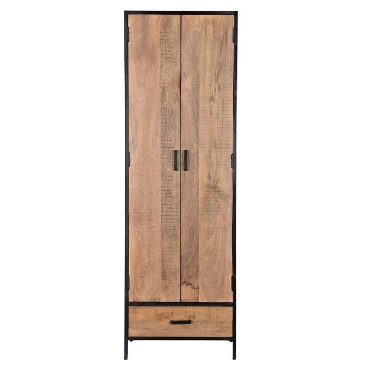 Schrank Wohnzimmerschrank Sturdy 2 Türen Mango Holz