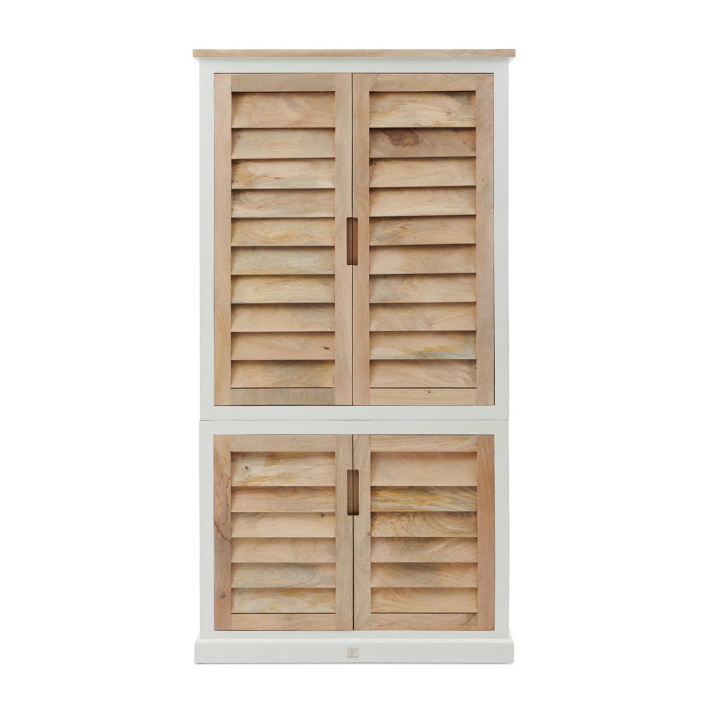 Rivièra Maison Kleiderschrank PACIFICA natur weiß 