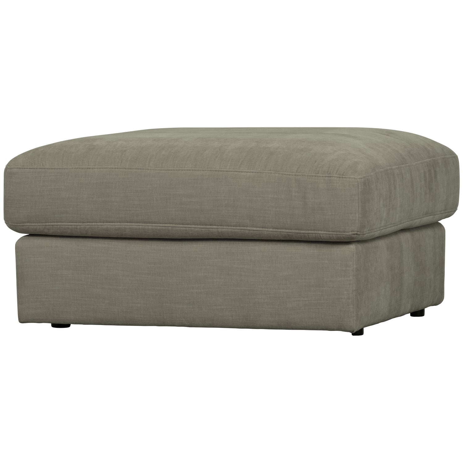 Hocker Fußhocker FAMILY Webstoff warmes grau 
