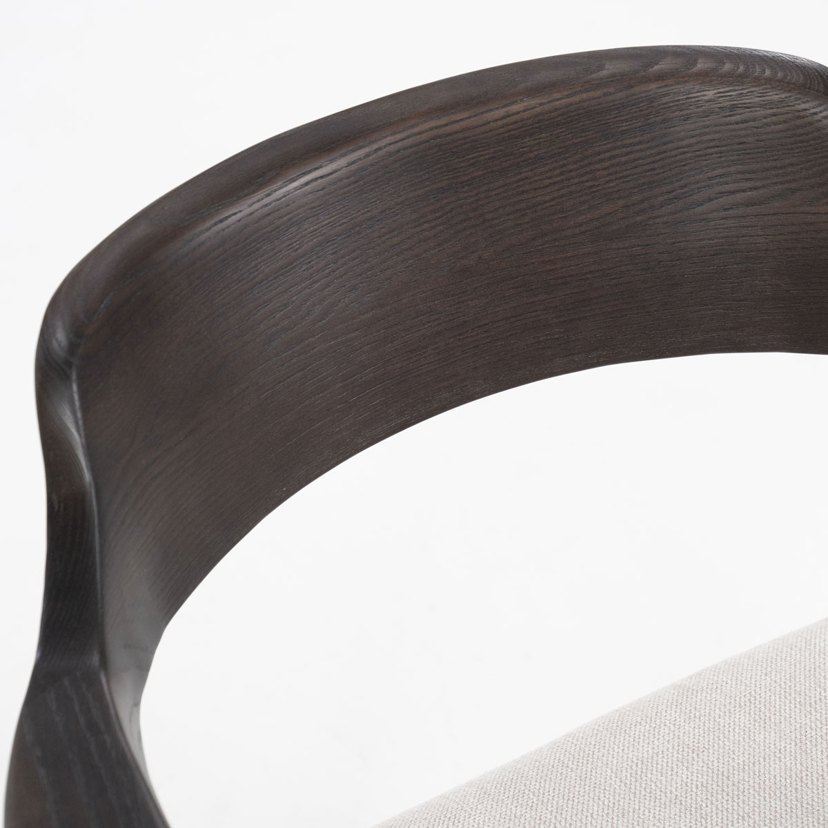 Esszimmerstuhl Stuhl Yorick Armlehnstuhl Esche Holz dunkelbraun