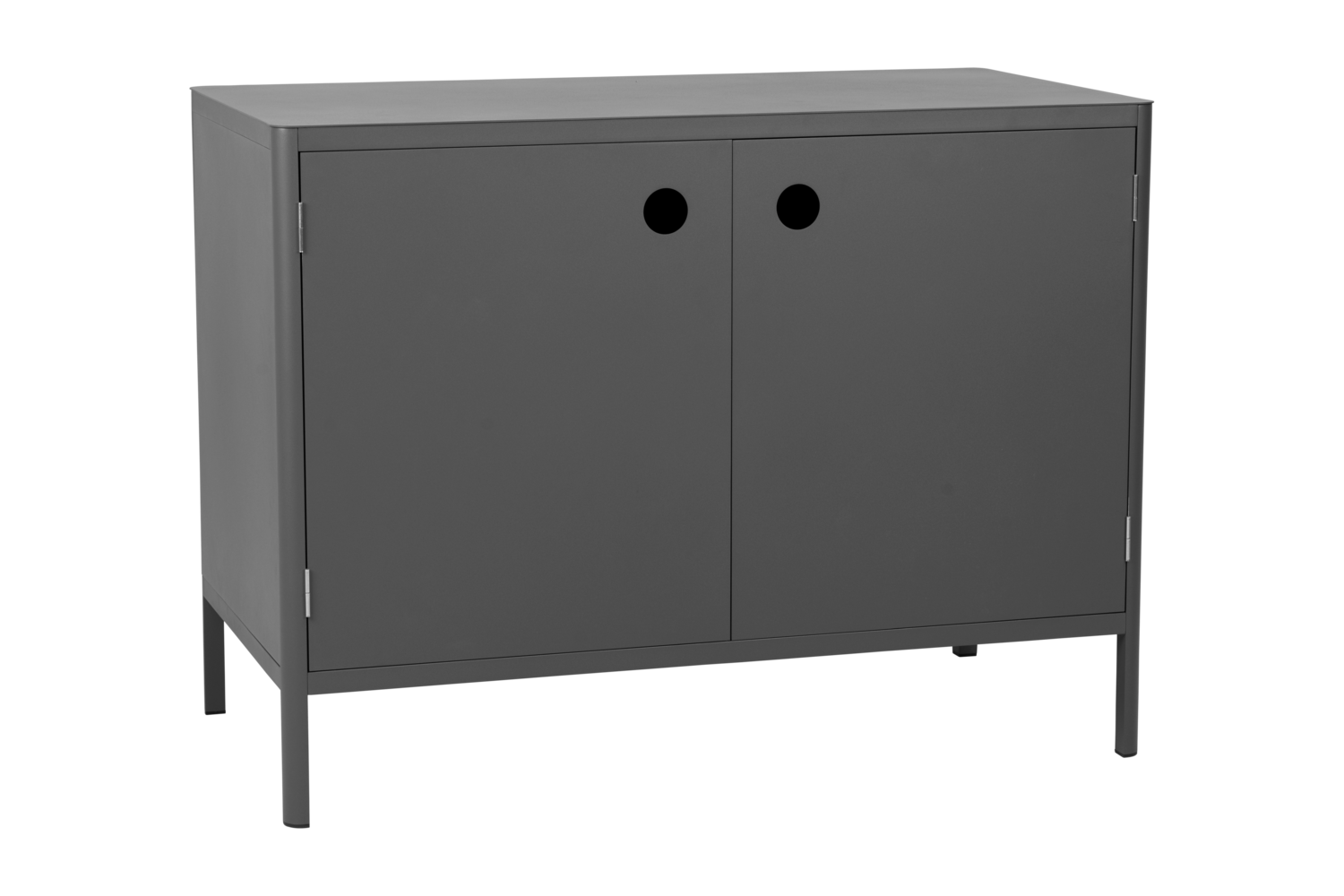 Outdoor Küche Kelia Modul Element mit Türen 121 cm Aluminium anthrazit