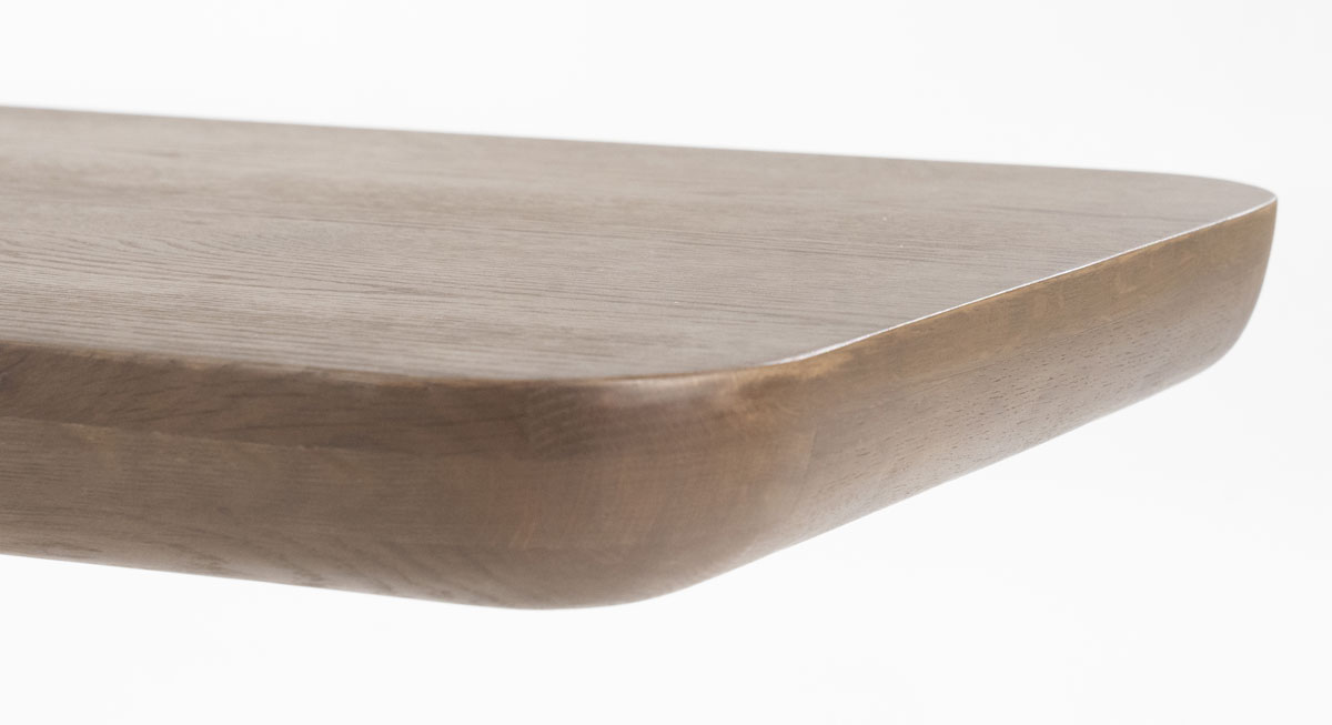 Konsolentisch Leon 200 x 45 cm Eiche Holz Furnier braun