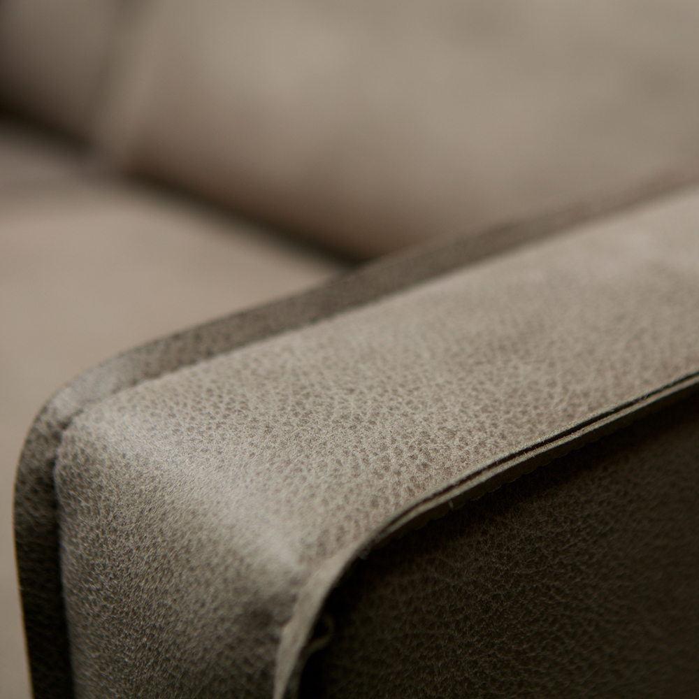 2,5 Sitzer Sofa Rodeo Elefantenhaut grau