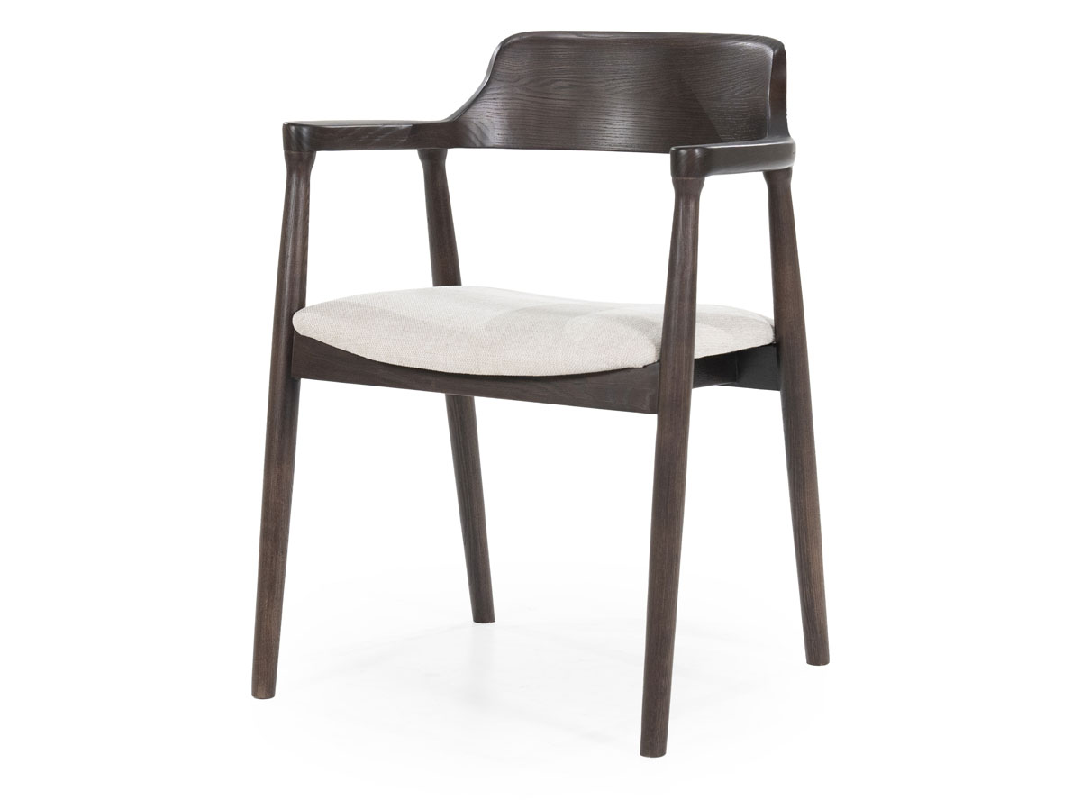 Esszimmerstuhl Stuhl Yorick Armlehnstuhl Esche Holz dunkelbraun