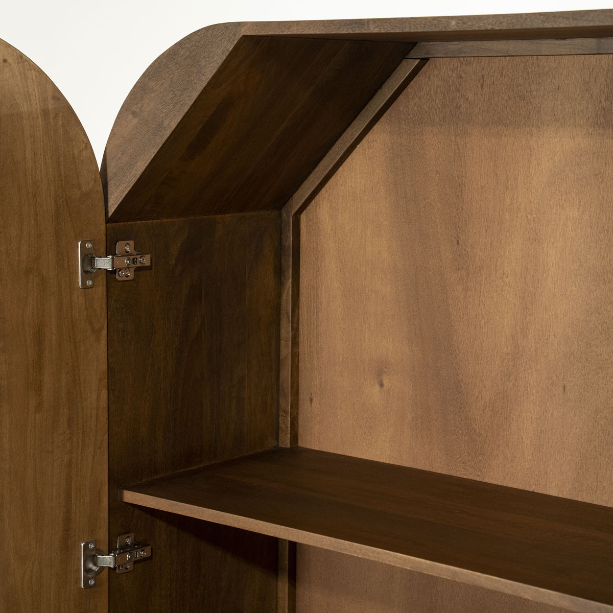 Highboard King mit 2 Türen Mango Holz Furnier