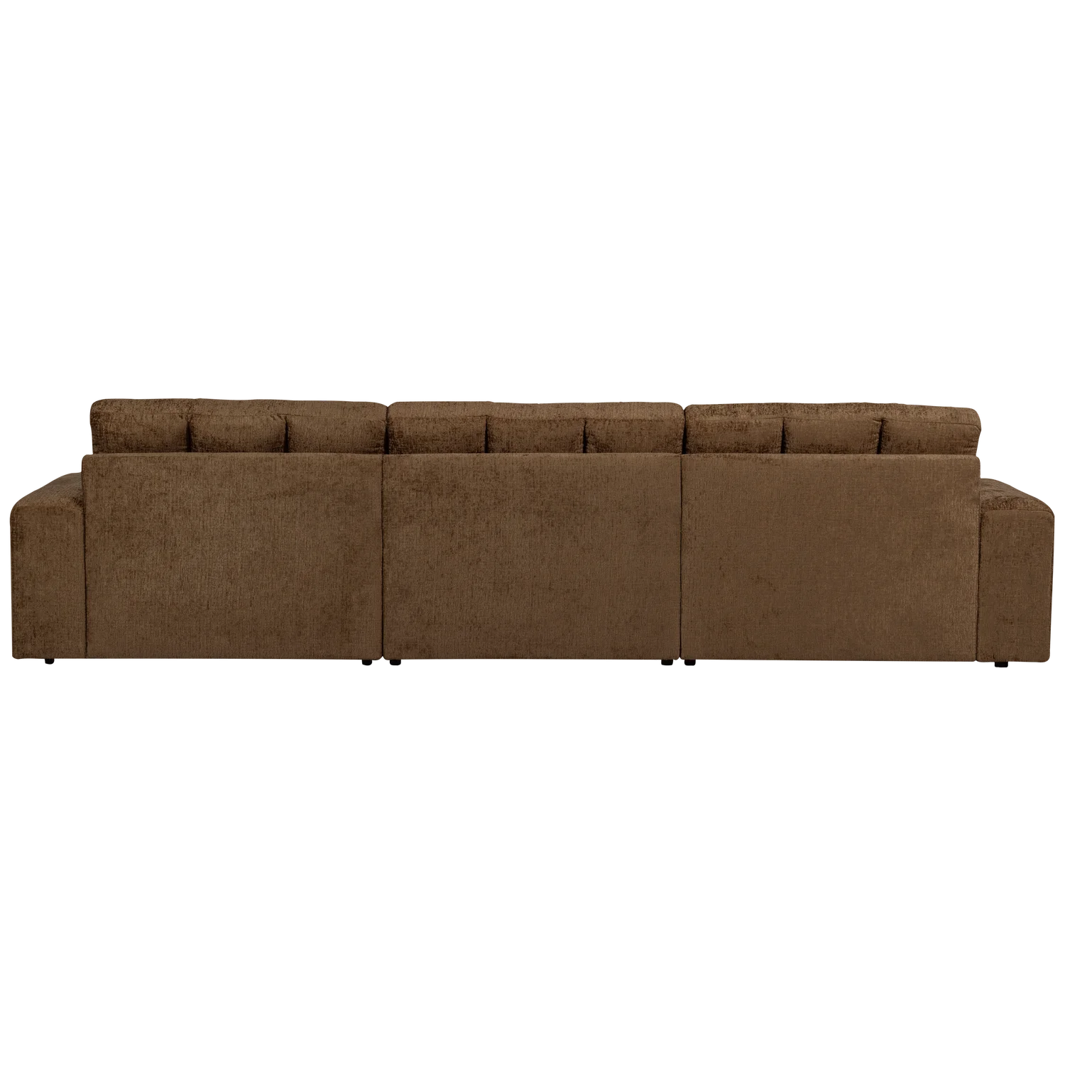 Ecksofa Sofa SECOND DATE Bezug Struktur Velvet brass Chaiselongue rechts