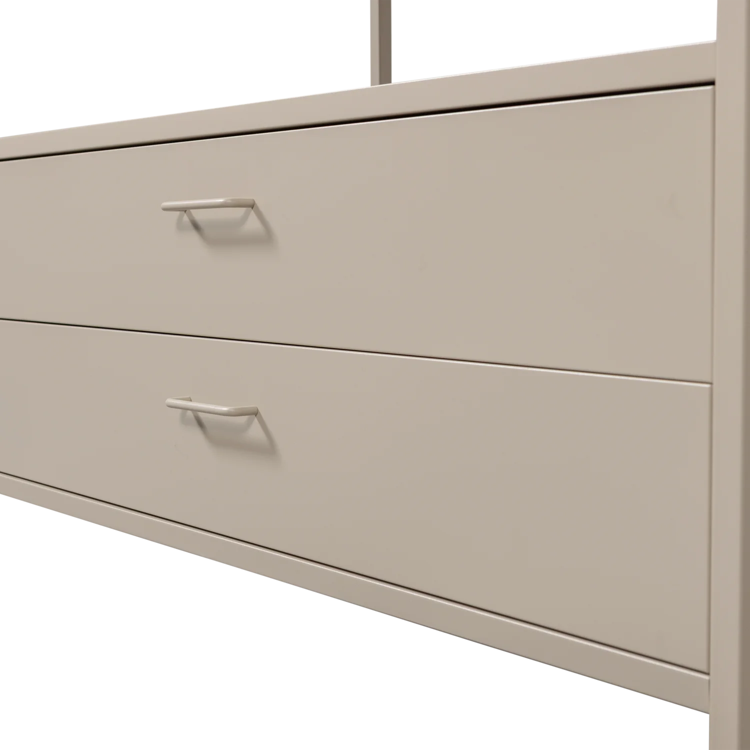 Kleiderschrank Kleiderständer Ferris B 100 cm Metall sandfarben  