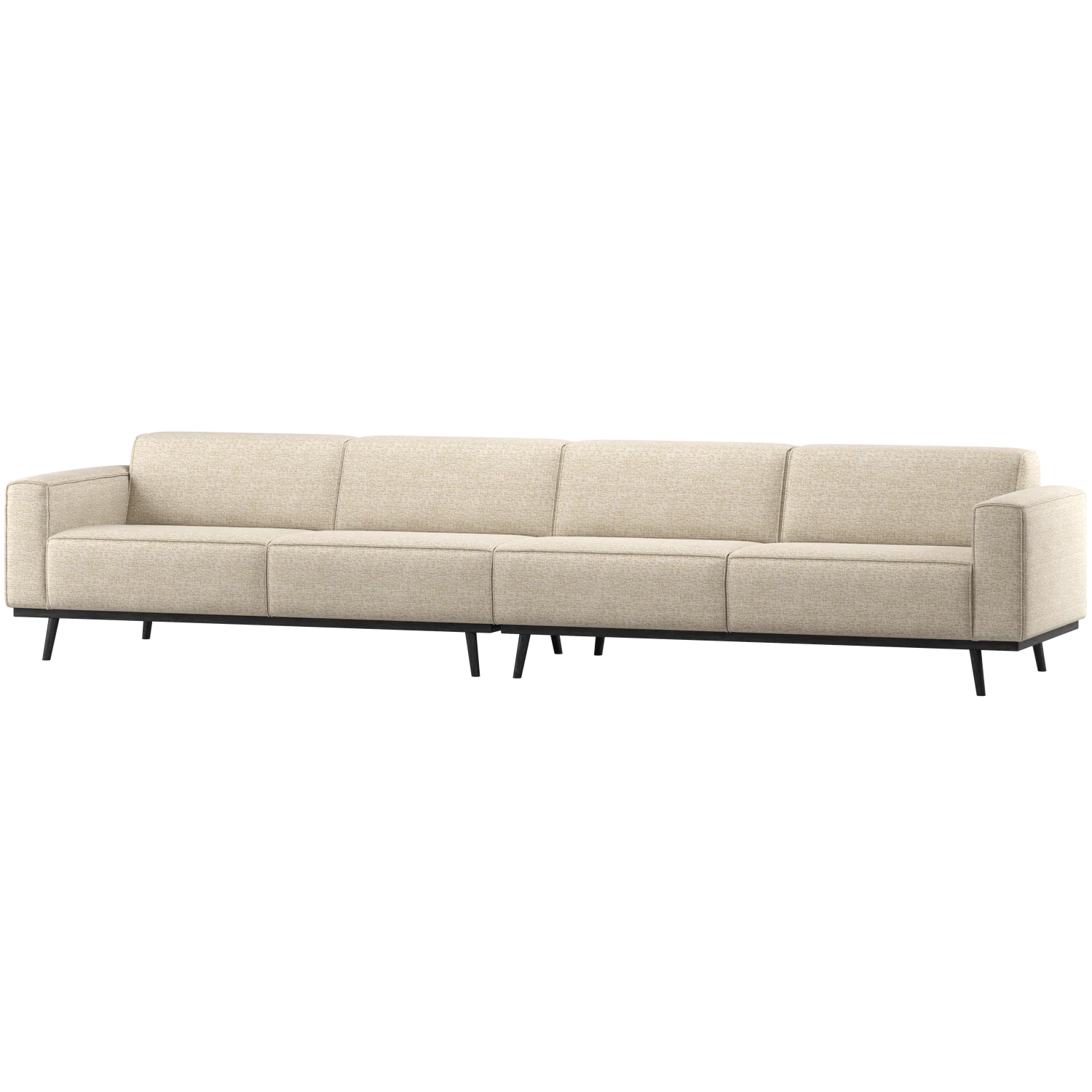 XL 4 Sitzer Sofa Statement Melange beige Couch
