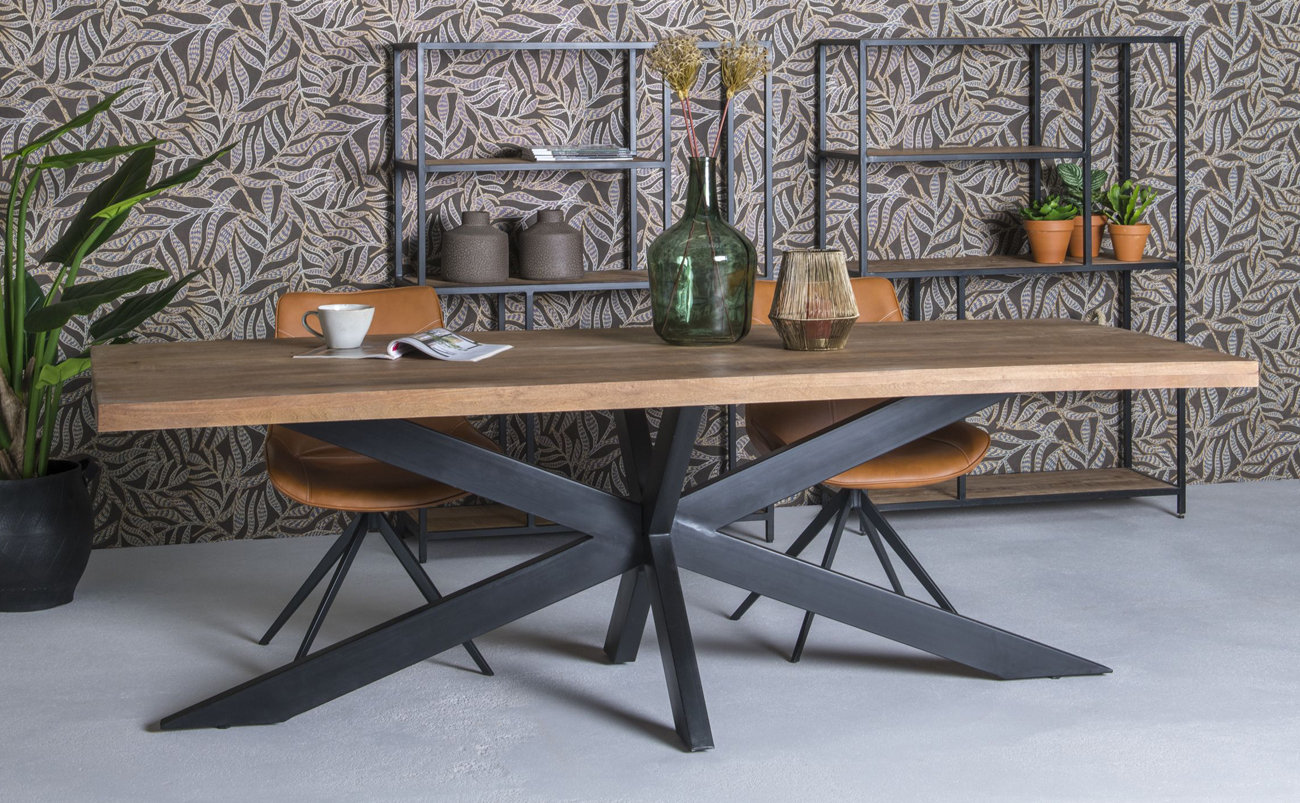 Esstisch Spider 240 x 100 cm Mangoholz