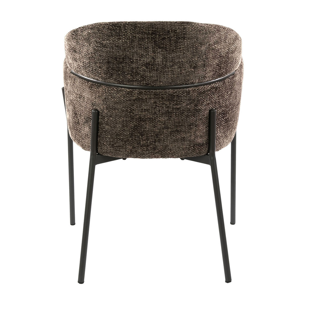 2er Set Armlehnstuhl Boston Chenille Stoff taupe