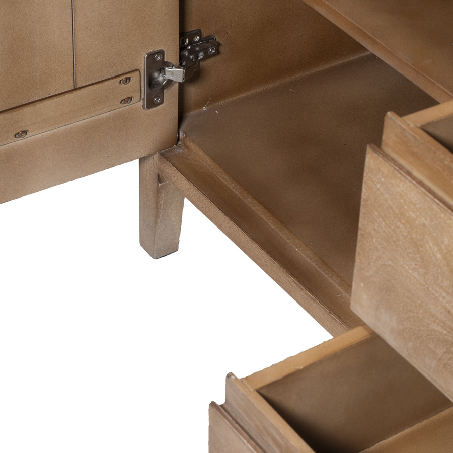 Sideboard NIRJO natur braun 150 cm