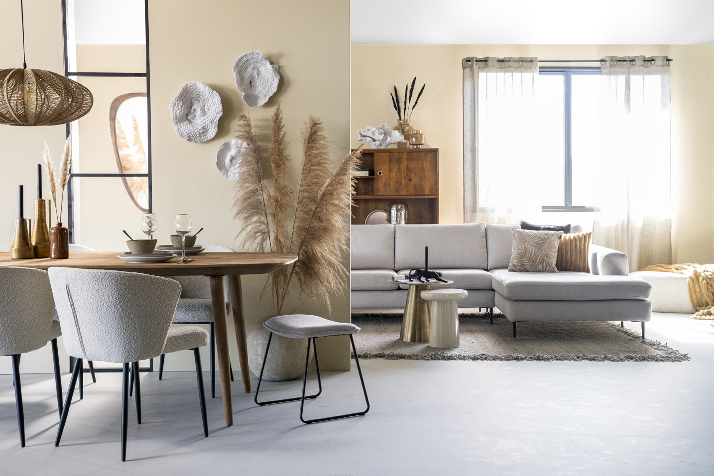 Stuhl SANTOS Copenhagen beige  Esszimmerstuhl