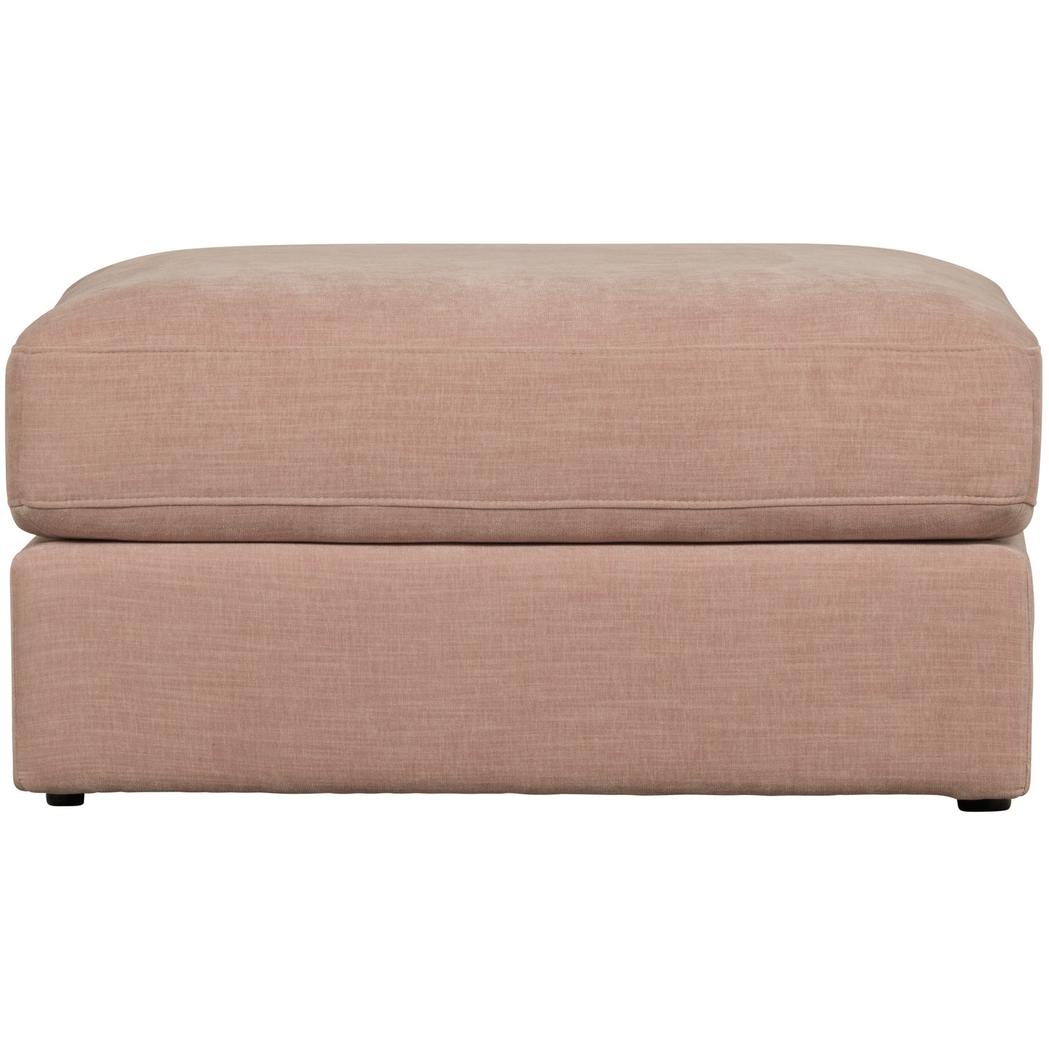 Hocker Fußhocker FAMILY Webstoff rosa