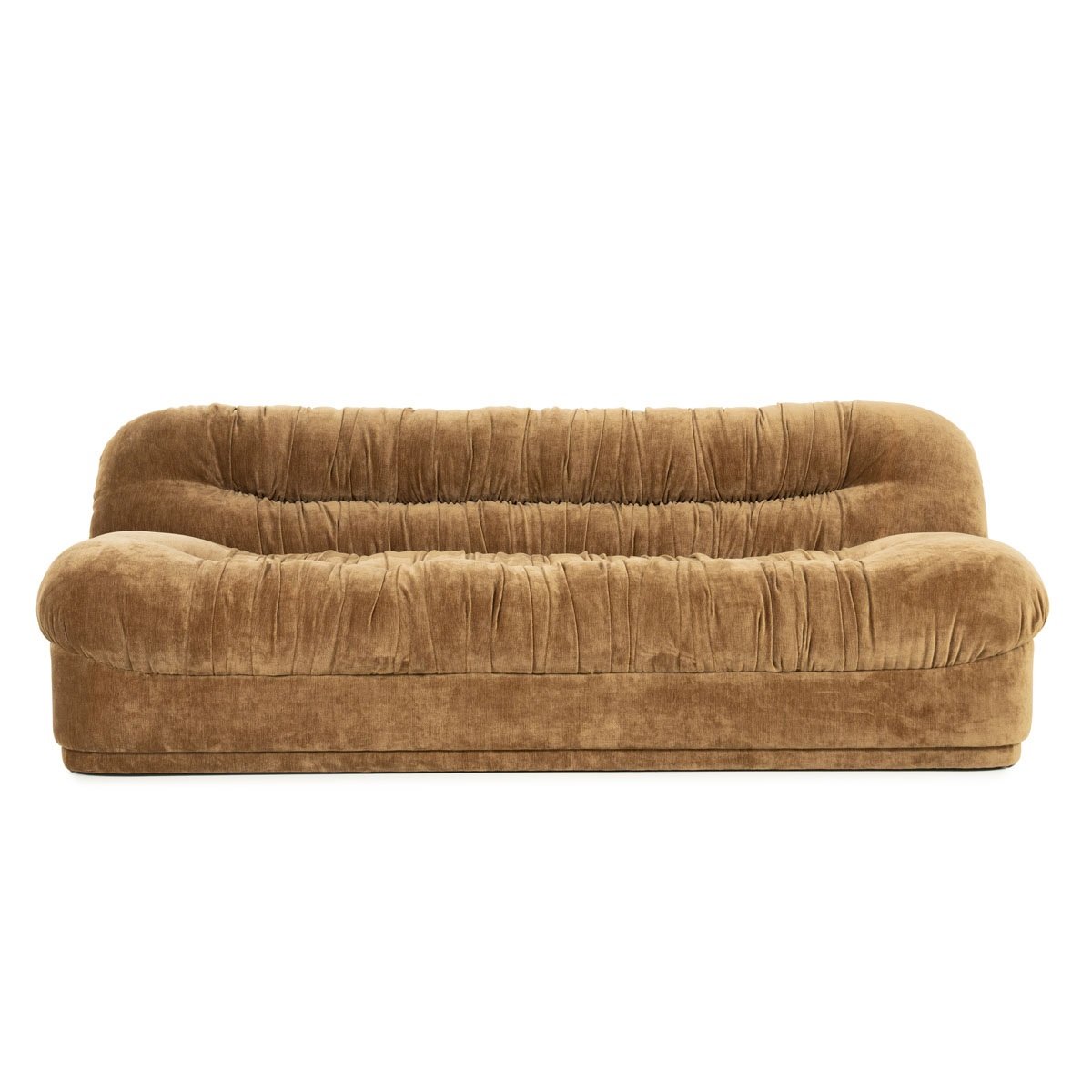 3 Sitzer Sofa Nook Stoff Blim senffarben Couch  
