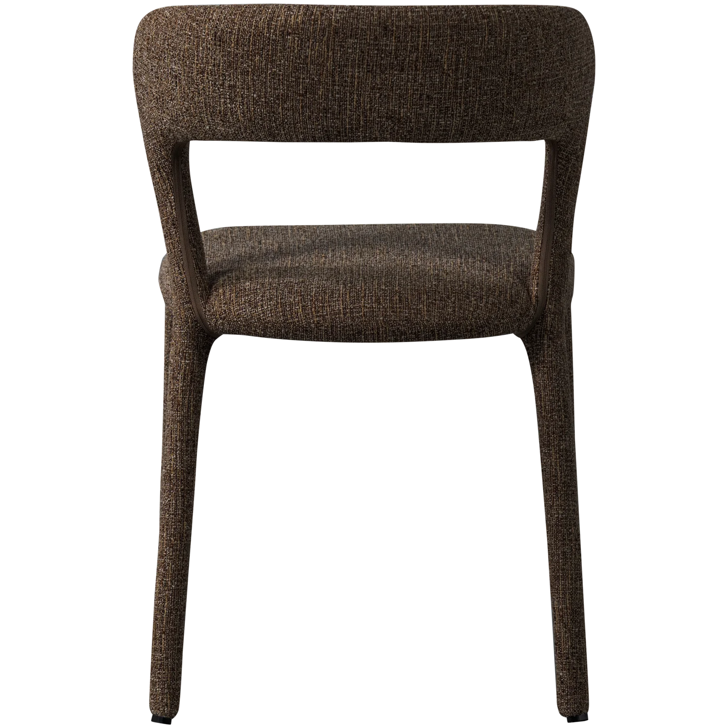 Esszimmerstuhl Stuhl NOBLE Webstoff braun melange