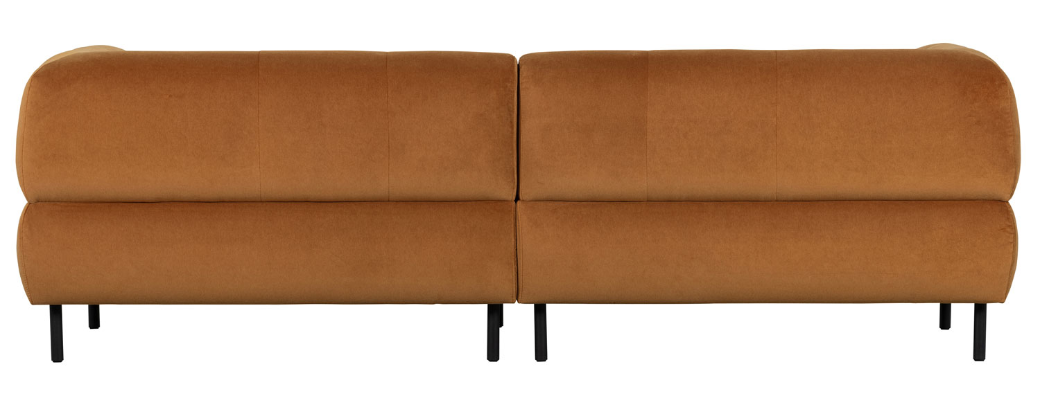woood 4 Sitzer Sofa Lloyd Samt Velvet zimtfarben Couch