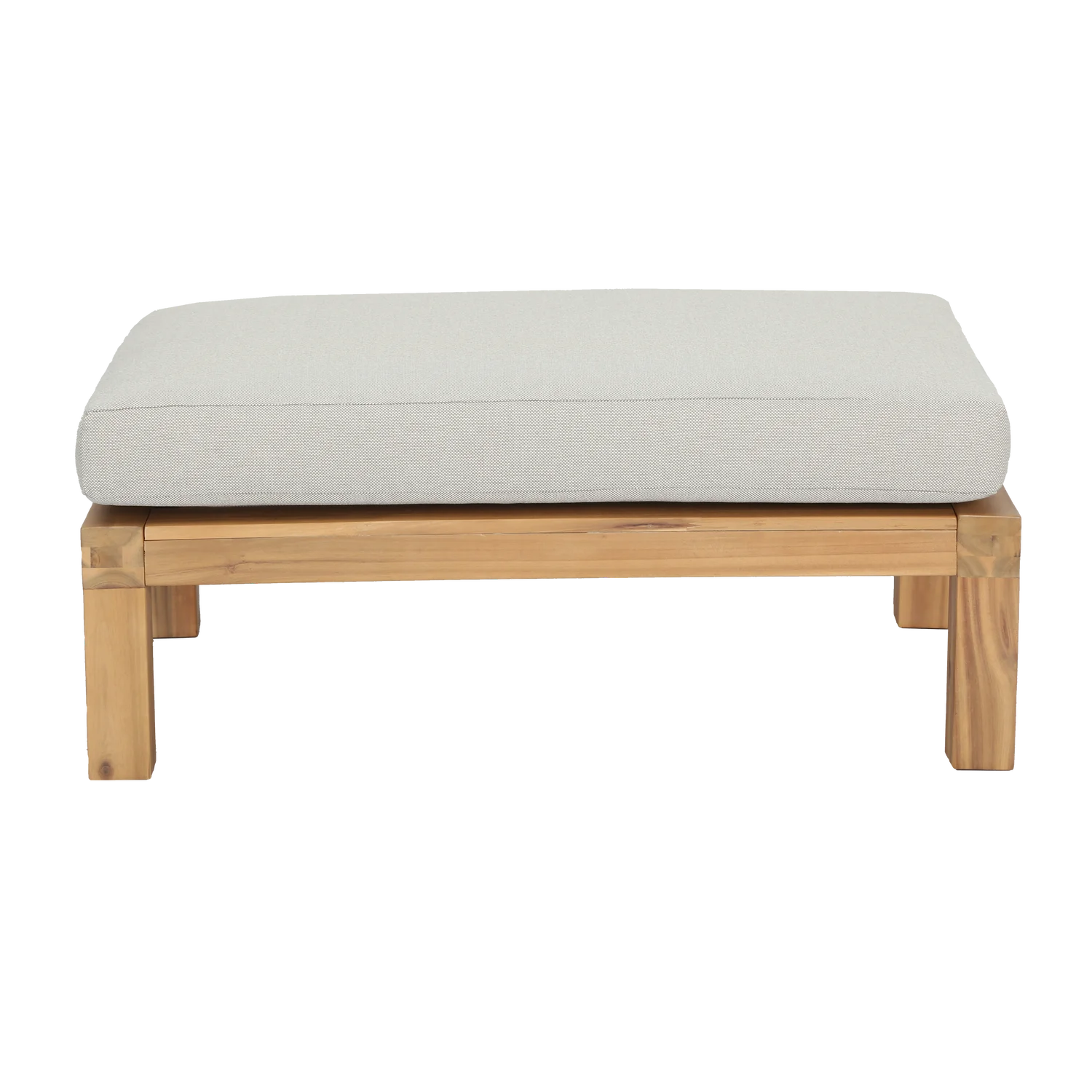 Outdoor Fußhocker RELAX Gartenhocker Akazie Massivholz natur