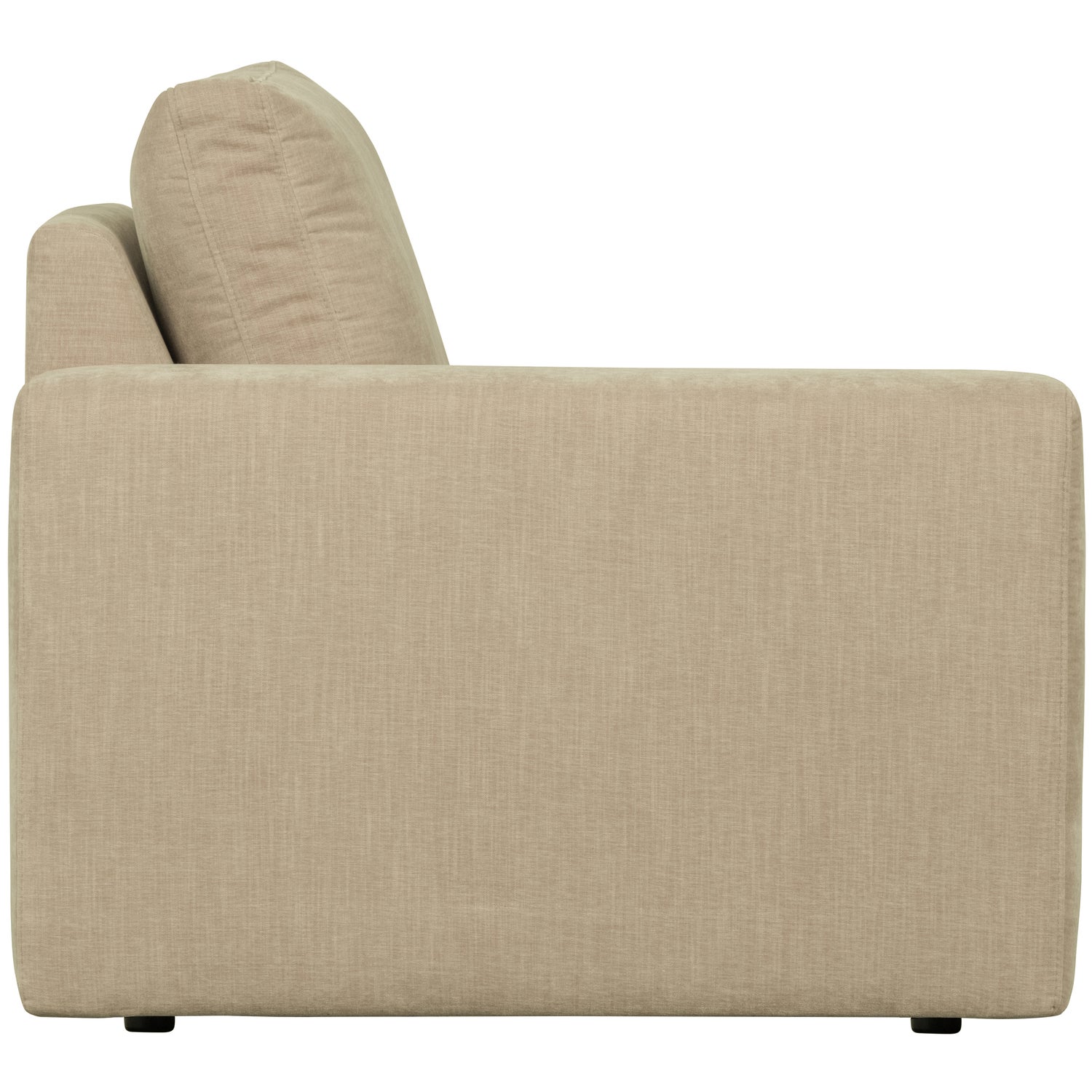 Sofaelement FAMILY mit Armlehne links Element Webstoff sandfarben